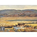 ROSEMARY CARR, ROI (BORN 1932) - 'The bog pool, Gowla, Connemara', oil on board, signed, framed,