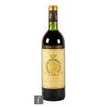 One bottle of Chateau Gruaud Larose 1982, Bordeaux, France, red.