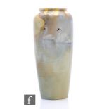 A Royal Worcester vase, dated 1909, painted by Walter Sedgley, of slender ovoid form with slight