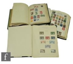 A collection of British and early world stamps, to include a Penny Black, Penny Reds, early