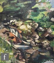 SIEGFRIED JOSEPH CHAROUX (1896–1967) - 'River in Wales', oil on canvas, signed, titled verso,