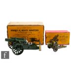 Two Britains models, 1725 4.5 inch Howitzer in red box with yellow label (no ammunition), and 9740