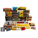 A collection of assorted diecast models, to include Corgi, Lledo Vanguards, Atlas Classics Sports
