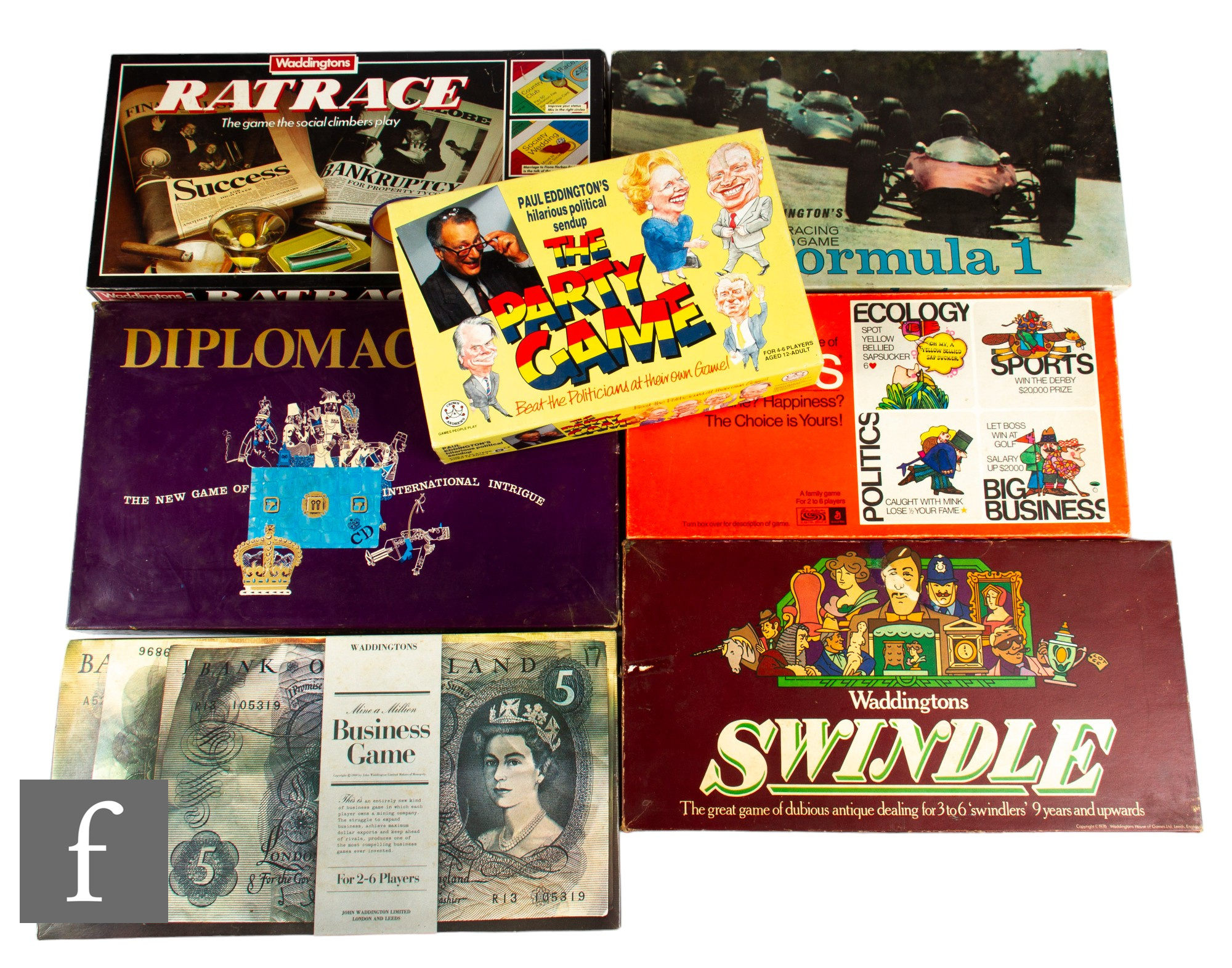 A collection of assorted board games, to include Waddington's Formula One, Crown & Andrews The - Image 2 of 2