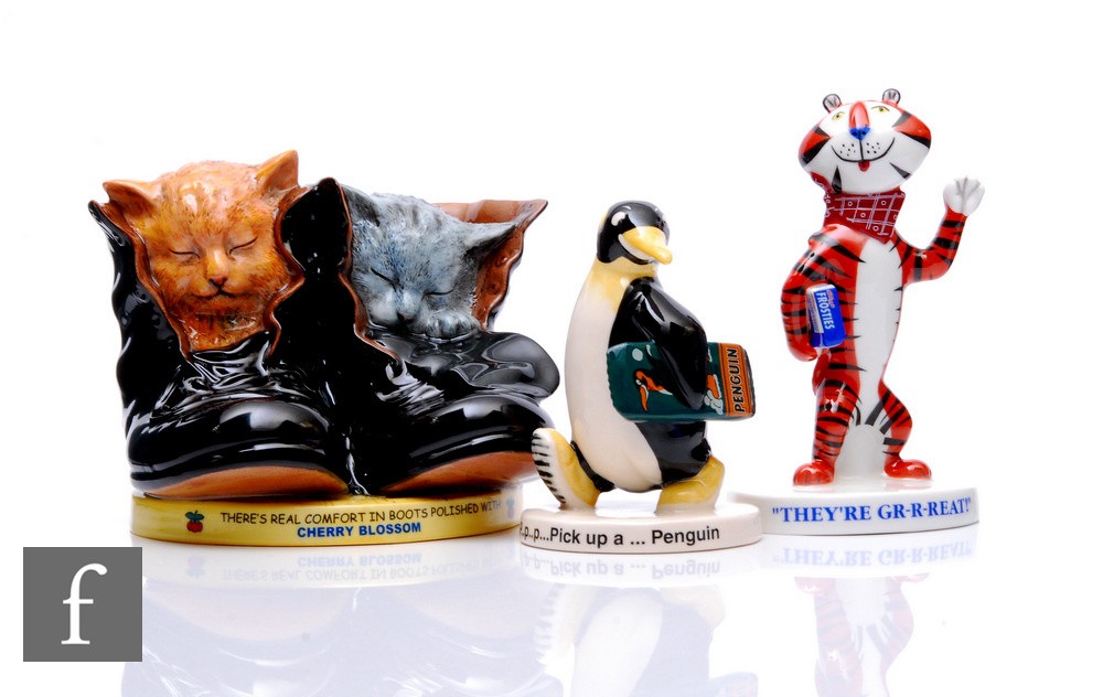 Three Royal Doulton Millennium Collectables Ltd, limited edition advertising figures, to include The