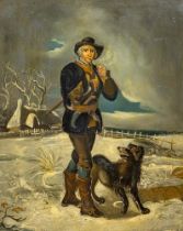 After Thomas Barker of Bath (1769-1847) "The Woodman and the Fieldman," a pair, O.O.B., 56cms x