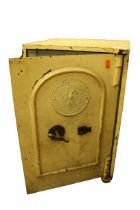 A Victorian metal Safe, by J. Cartwright & Sons, West Bromwich, near Birmingham, approx. 66cms