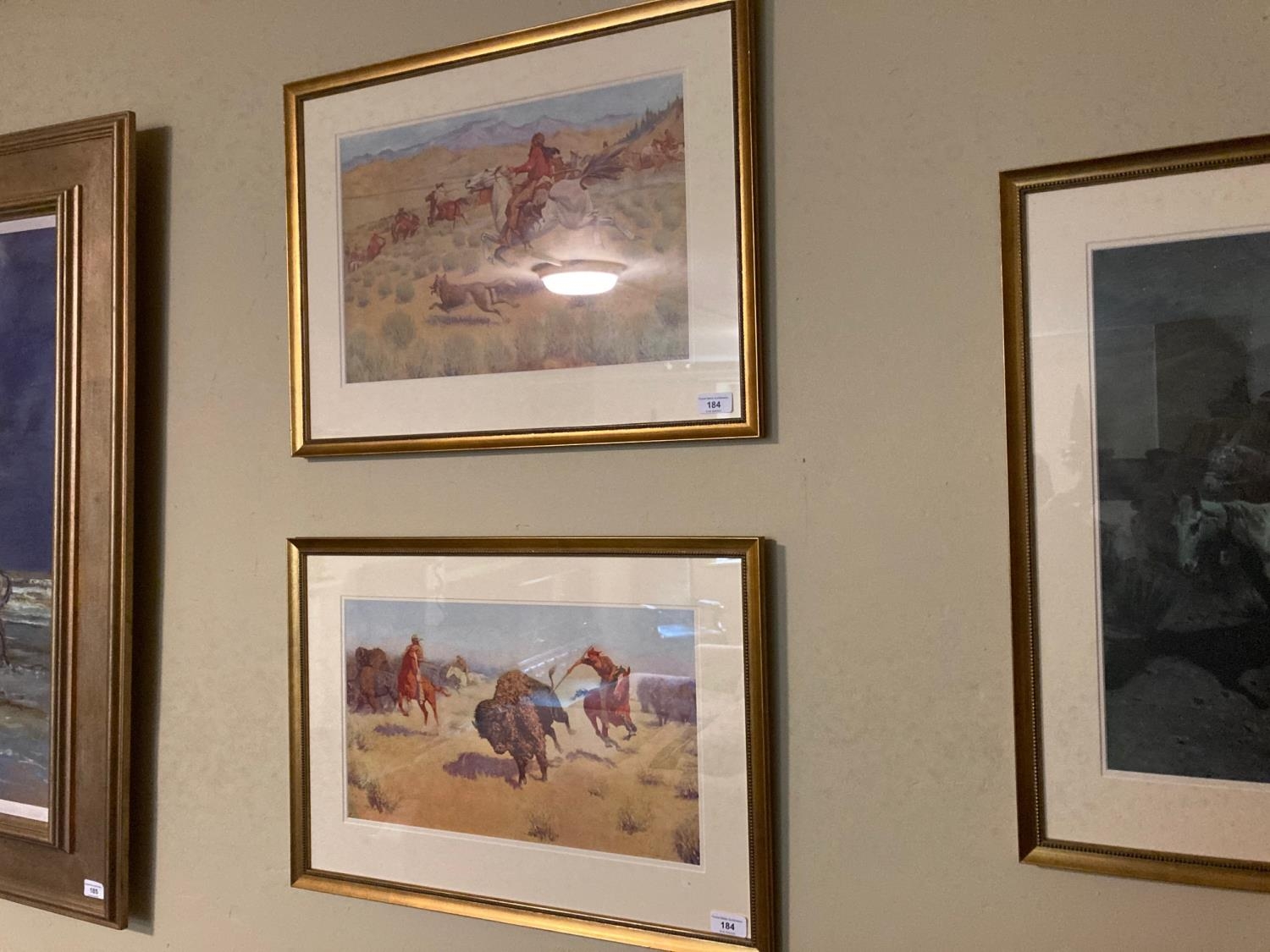 After Frederic Sackrider Remington (1861-1909) A set of 6 artist's Proof coloured Lithographs - Image 8 of 8