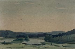 Murray Smith "Landscape," watercolour, signed  lower right and dated 1930, 30.5cms x 48cms (12" x