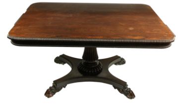 A fine quality William IV rosewood Breakfast Table, in the manner of Williams and Gibton, the