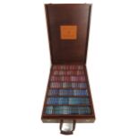 Pastel Colours: A cased selection of Sennelier Pastel Colours, in fitted case with three trays,