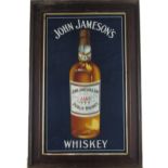 An original coloured lithographic Advertisement Poster, for "John Jamesons Whiskey - bottled by J.