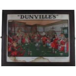 An original coloured lithographic Advertisement Poster, for "Dunvilles - and So Say All of Us,"