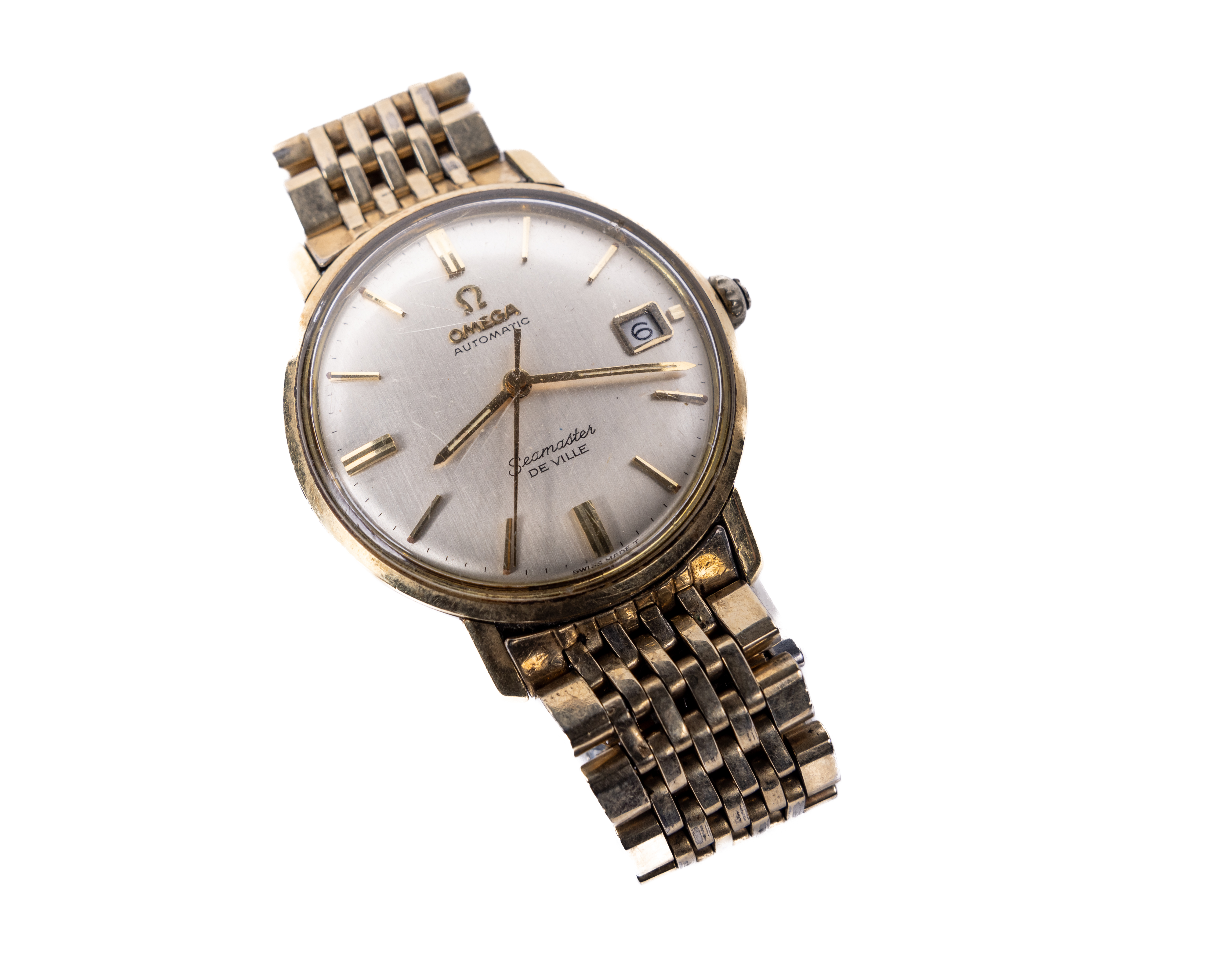 An Omega Automatic - Seamaster De Ville Gentleman's Wrist Watch, with oyster dial, Roman numerals