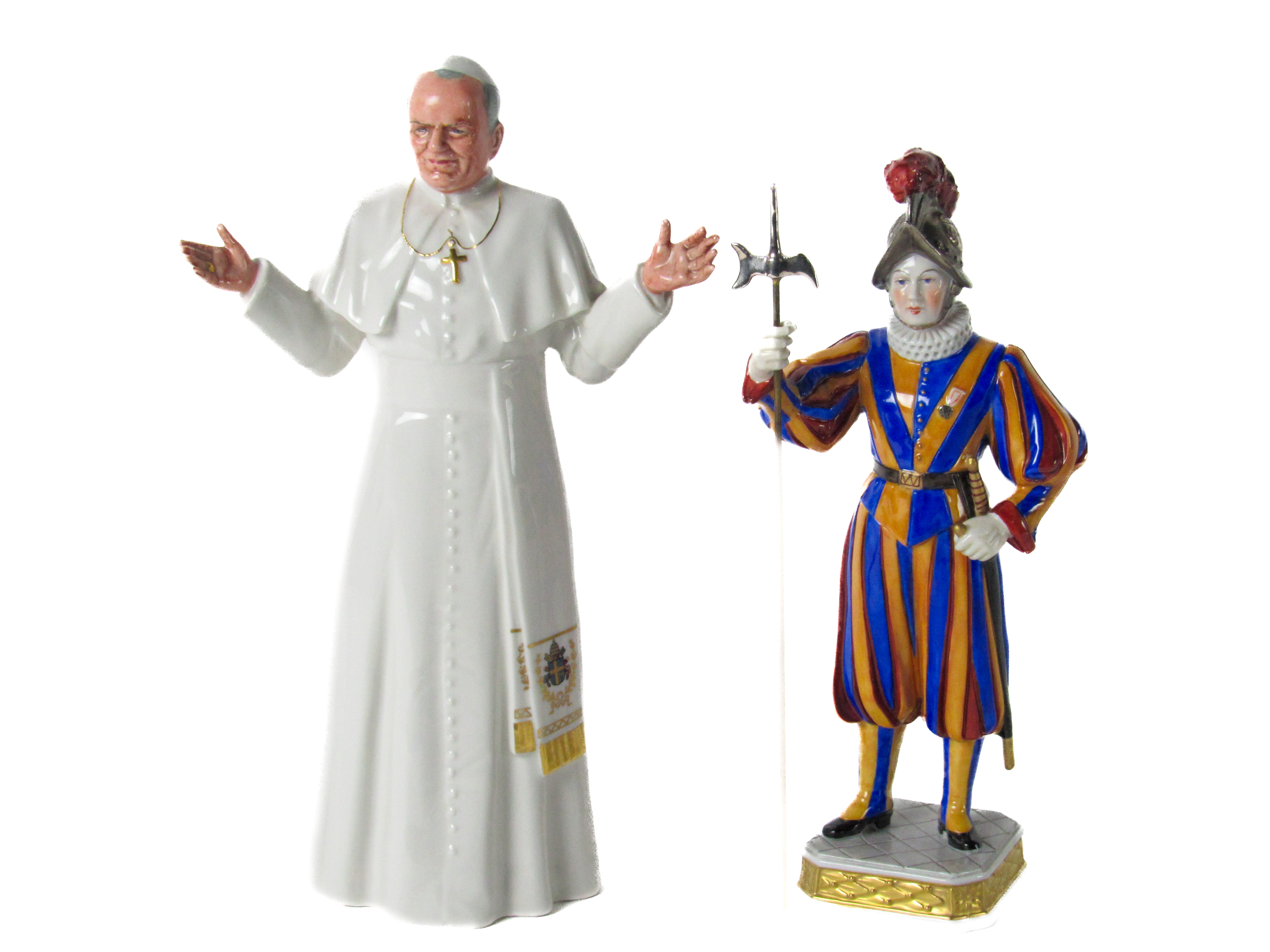 A Royal Doulton Figure, "His Holiness Pope John Paul II (H.N. 2888), designed by Eric J.
