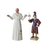 A Royal Doulton Figure, "His Holiness Pope John Paul II (H.N. 2888), designed by Eric J.