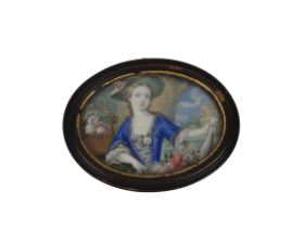 L. de Costa, British late 18th Century "Mrs. Salvador (Baroness) wife of Joseph Salvador Esq.,