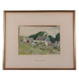 Harry Kernoff (1900-1974)  "Askeaton, Limerick, 1929," watercolour on paper,  23cms x 32cms (9" x 12