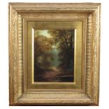 19th Century English School An attractive pair of Woodland Scenes, O.O.P., each approx. 21cms x