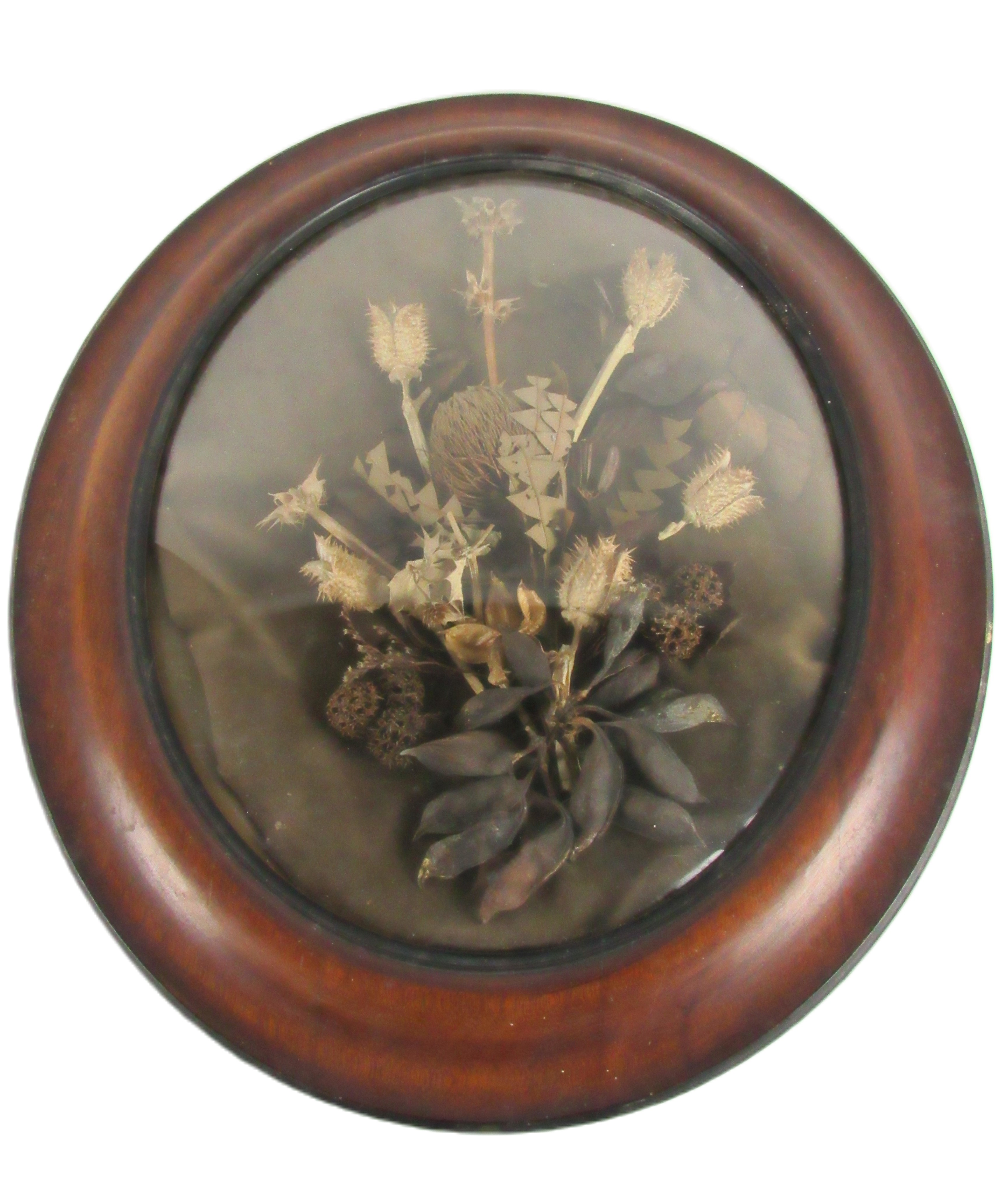 A rare early 19th Century attractive floral Diorama, by Emma Sophia M. Phillips, 1843, with - Image 3 of 4