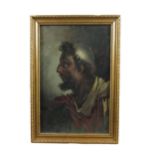 F. Berlingieri, Italian 19th / 20th Century "Portrait of an Arab Soldier," O.O.B., approx. 38cms x