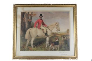 After the Honourable H. Graves "John Dennis, Master of the Hunt, Galway Blazers," lithograph, plate,