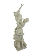 19th Century Italian School "The Rape of Proserpina," marble (some damage), approx. 65cms high (25