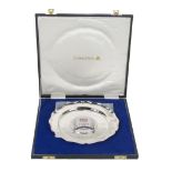 A Commemorative cased silver Tray, to commemorate the 'Queen's Silver Jubilee' 1977, by William