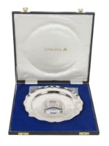 A Commemorative cased silver Tray, to commemorate the 'Queen's Silver Jubilee' 1977, by William