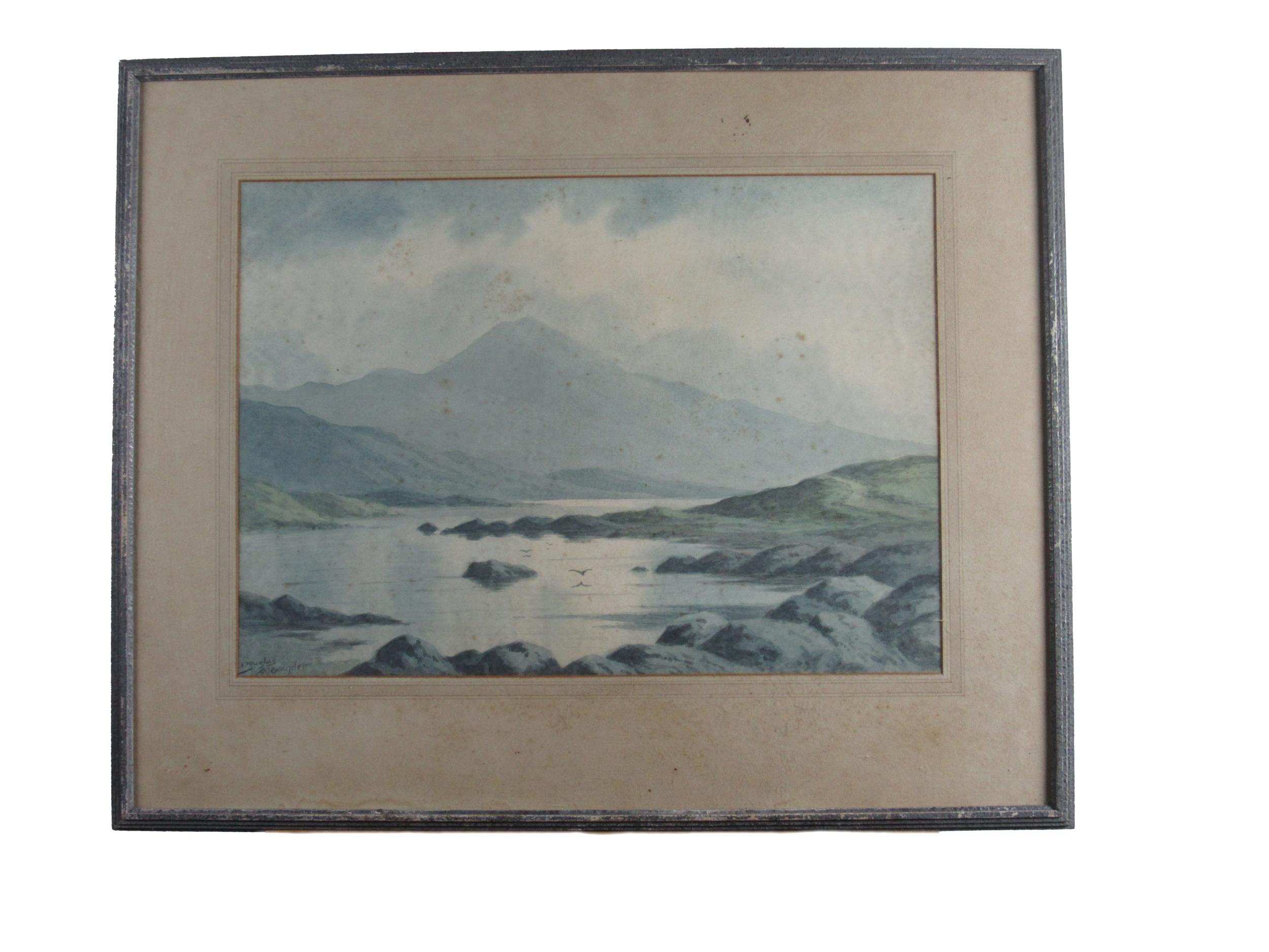 Douglas Alexander, RHA (1871-1945) "On Lough Conn," and "Early Morning near Waterville, Co.