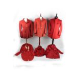 Co. Waterford:  [West Waterford Hunt] A collection of 6 red coloured Hunting Jackets, with