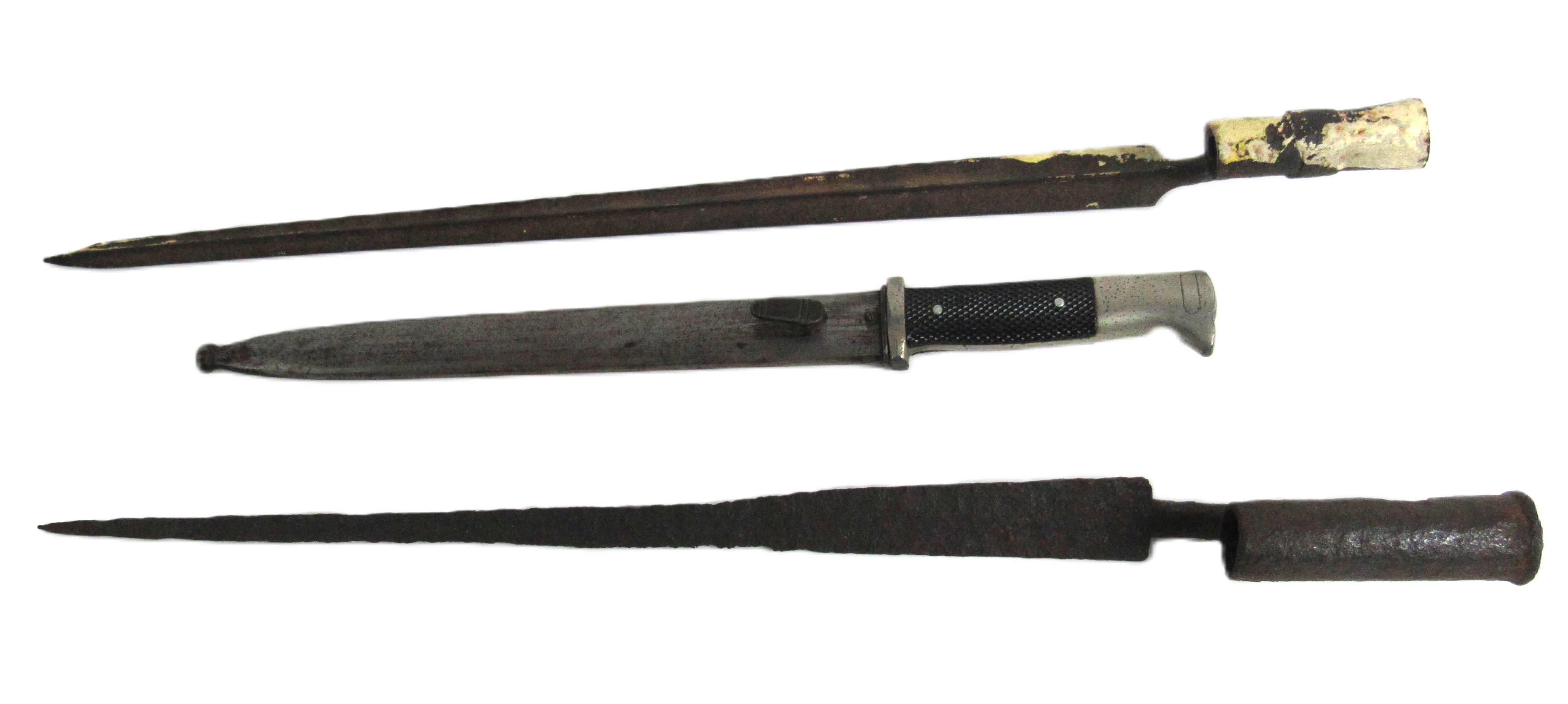 Militaria: A World War II Army issue Robert Klaas - Solingen steel blade Bayonet, stamped, with