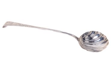 An important Irish 18th Century Provincial silver Ladle, by George Halloran, Limerick, c. 1770,