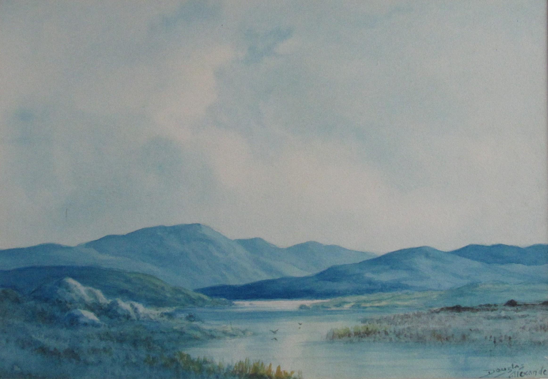 Douglas Alexander, RHA (1871-1945) "Bogstream near Leenane, Connemara," and its companion "Among the - Image 2 of 2