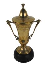 The Ladbroke Epsom Gold Cup, 1963 Horse Racing:  An important silver gilt two handled Trophy, by