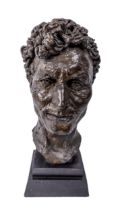 Sir Jacob Epstein (1880-1959) "Tiger King (Man of Aran)" bronze, approx. 43.8cms, (17 1/4")
