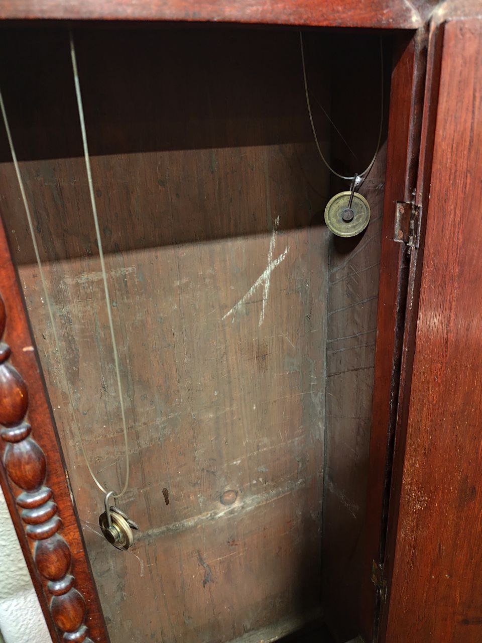 A very fine Irish Longcase Clock, the shaped cornice above a square brass dial, Signed  Dan O'Neill, - Image 4 of 9