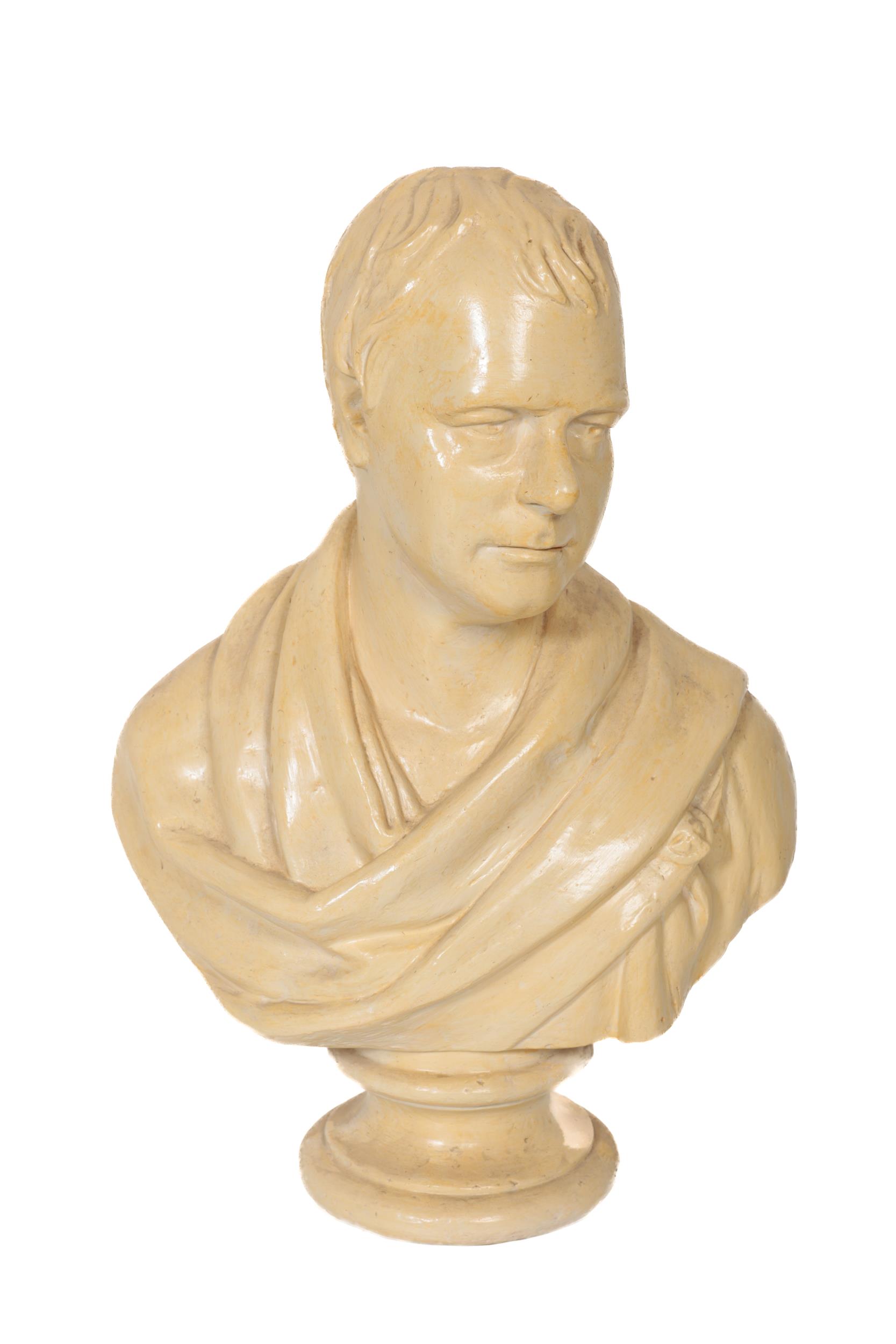 A 19th Century plaster cast Bust, of Sir Walter Scott, approx. 53cms (21"). (1)