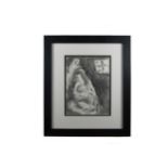 Marc Chagall (1887-1985) "Mother and Child," monochrome heliogravure, 1960, approx. 31cms x 24cms (