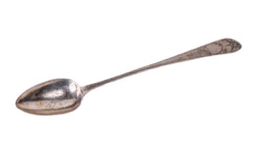 A rare Irish Georgian period Provincial Serving Spoon, by James Salter, (34 Grand Parade, & 2 Tuckey