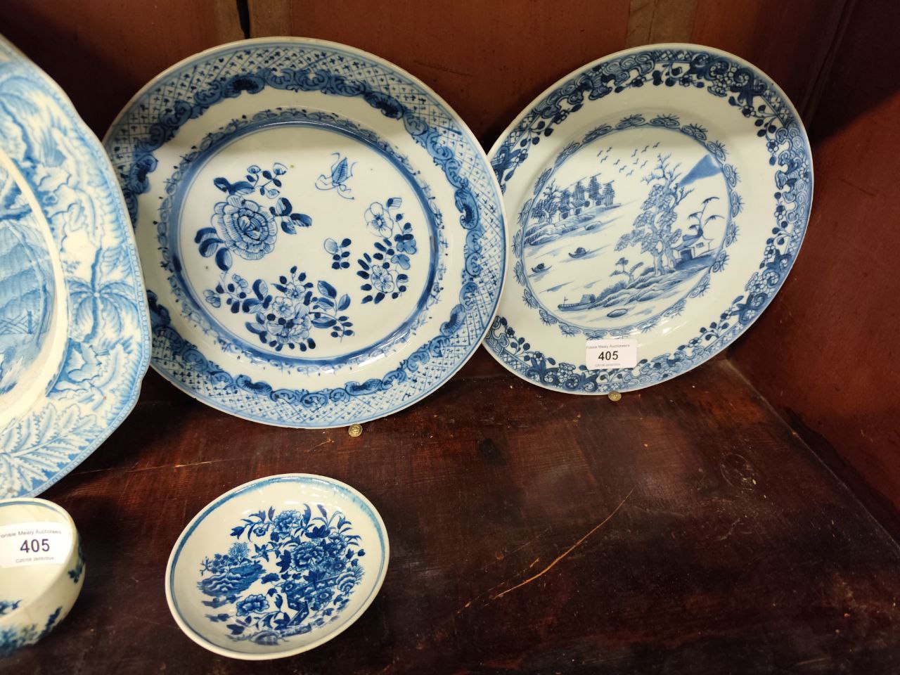 The Peter Cavan Collection of Blue & White  A rare and important large collection of 18th and 19th - Image 12 of 26