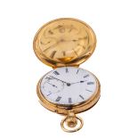 Australian Interest: An 18ct gold cased and chased circular Gentleman's Pocket Watch, the main