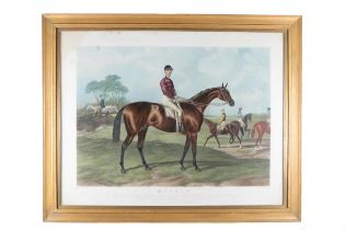 Equestrian Prints: A group of five coloured Lithographic Prints, to include - * Virago - property of