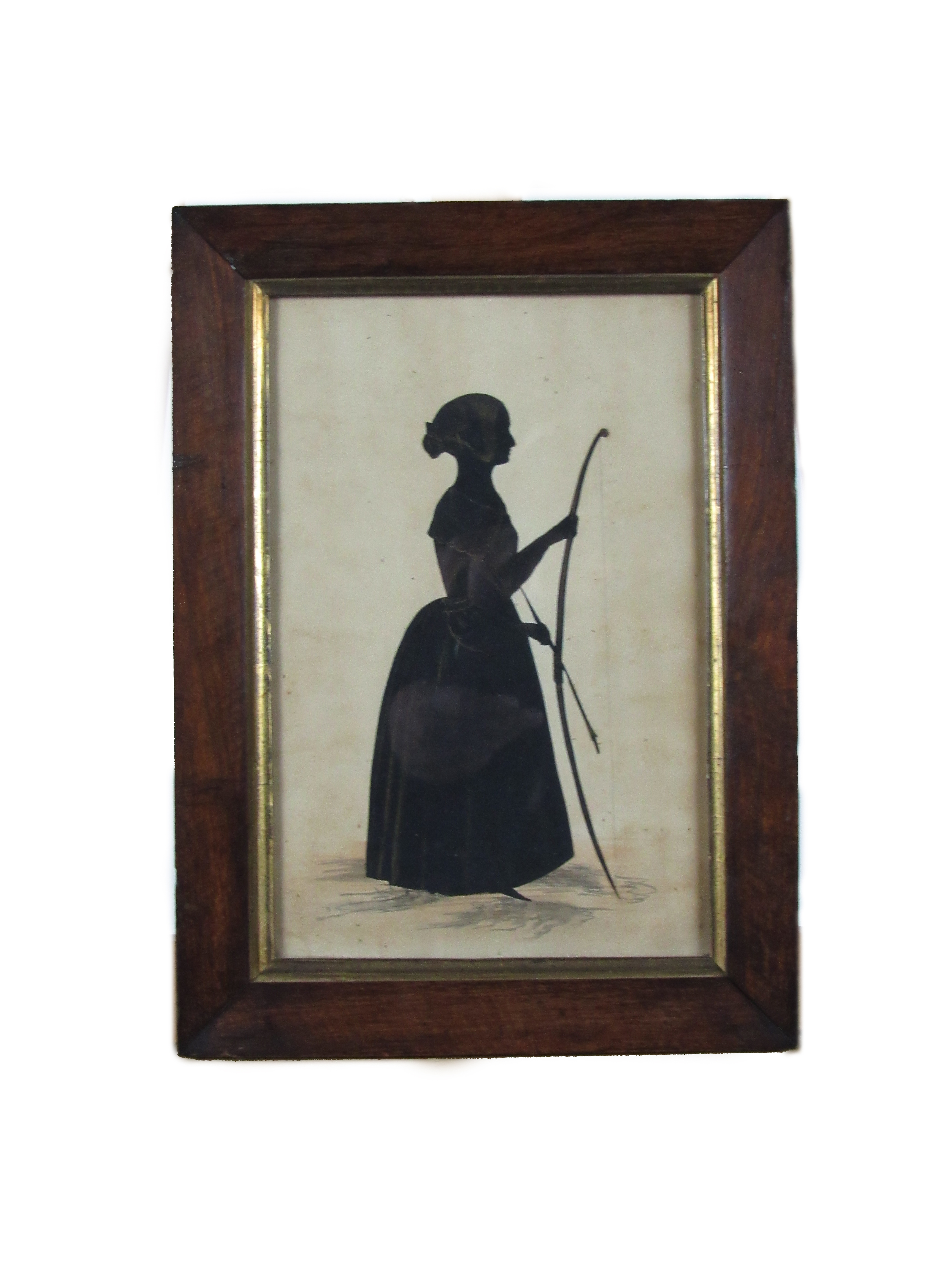 Attributed to Augustin Edouart (1784-1861) Silhouettes: [The Gerrard Family of Liscarton, Co. Meath] - Image 3 of 7