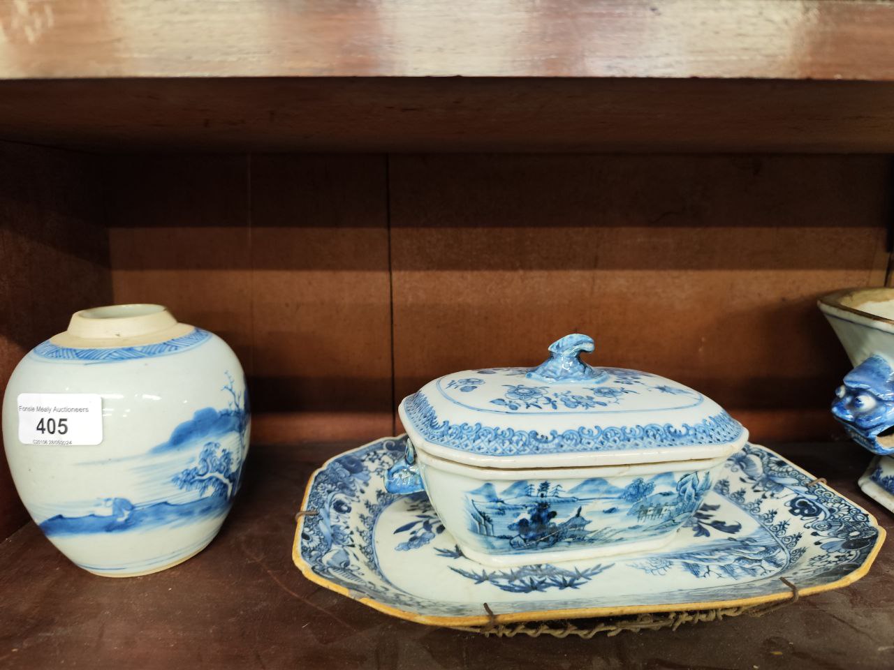 The Peter Cavan Collection of Blue & White  A rare and important large collection of 18th and 19th - Image 21 of 26