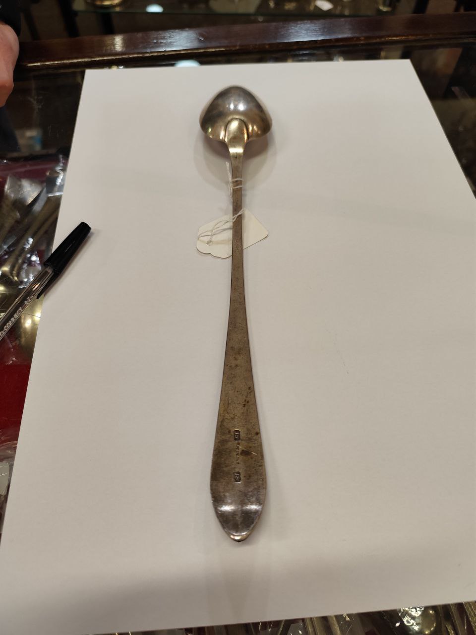 A rare Irish Georgian period Provincial Serving Spoon, by James Salter, (34 Grand Parade, & 2 Tuckey - Image 2 of 7