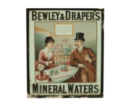 A rare original lithographic coloured Advertisement Poster, 'Bewley and Draper's - Mineral