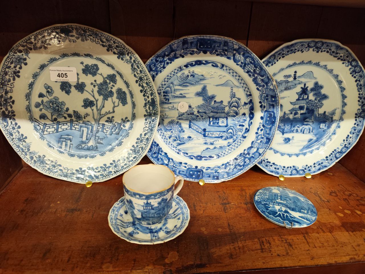 The Peter Cavan Collection of Blue & White  A rare and important large collection of 18th and 19th - Bild 8 aus 26