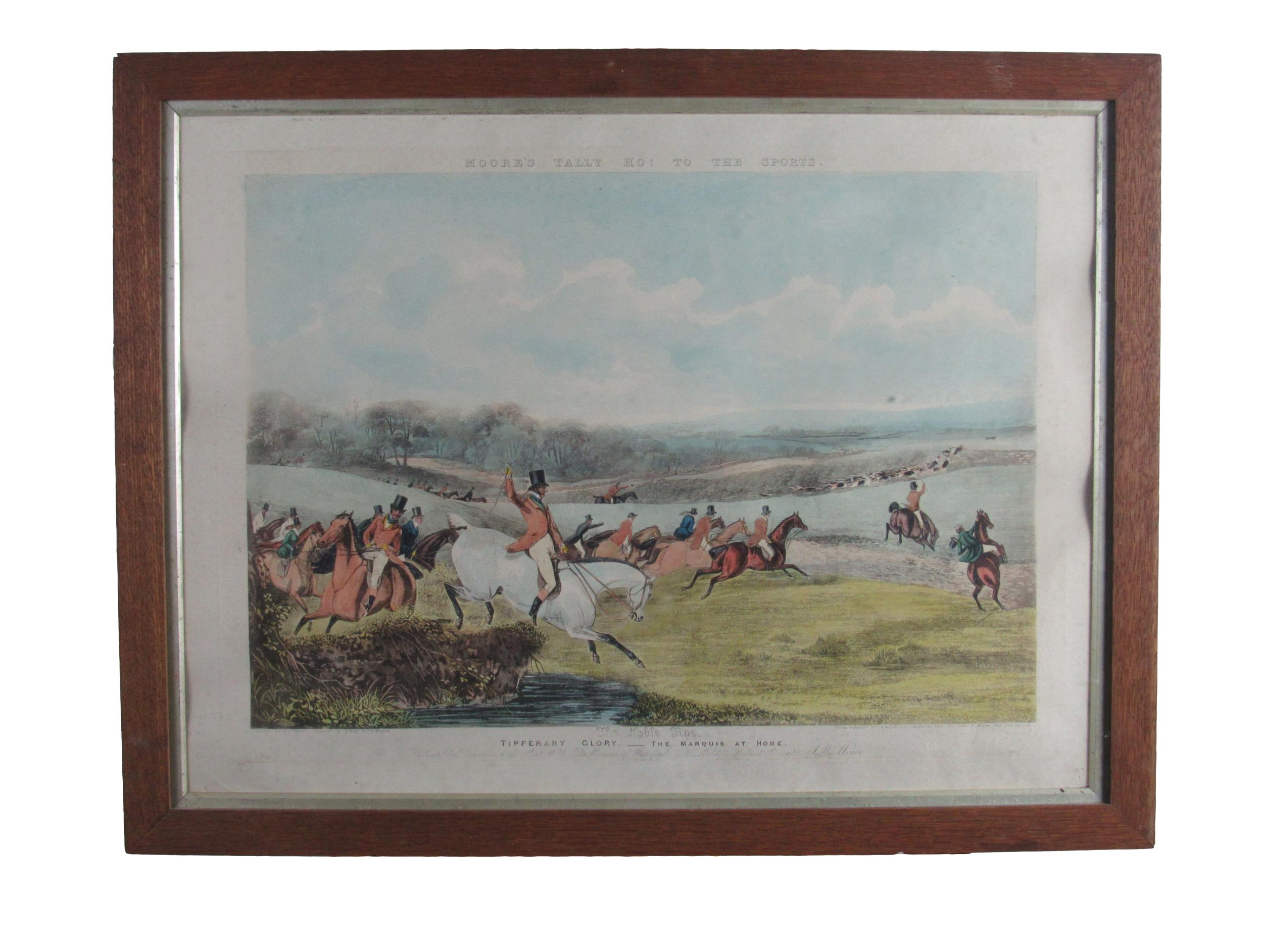 After F.C. Turner, (1746-1846) "Moore's Tally Ho! To the Sports," The Noble Tips, set of four, - Image 3 of 4