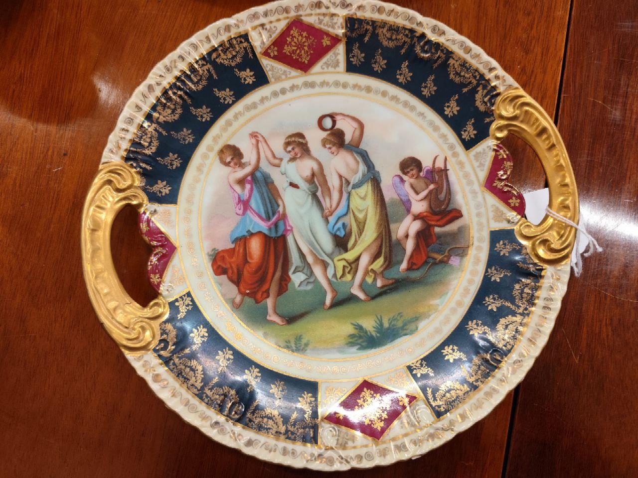 A quality hand painted classical design Tea and Coffee Service, Royal Vienna, decorated with - Image 13 of 15